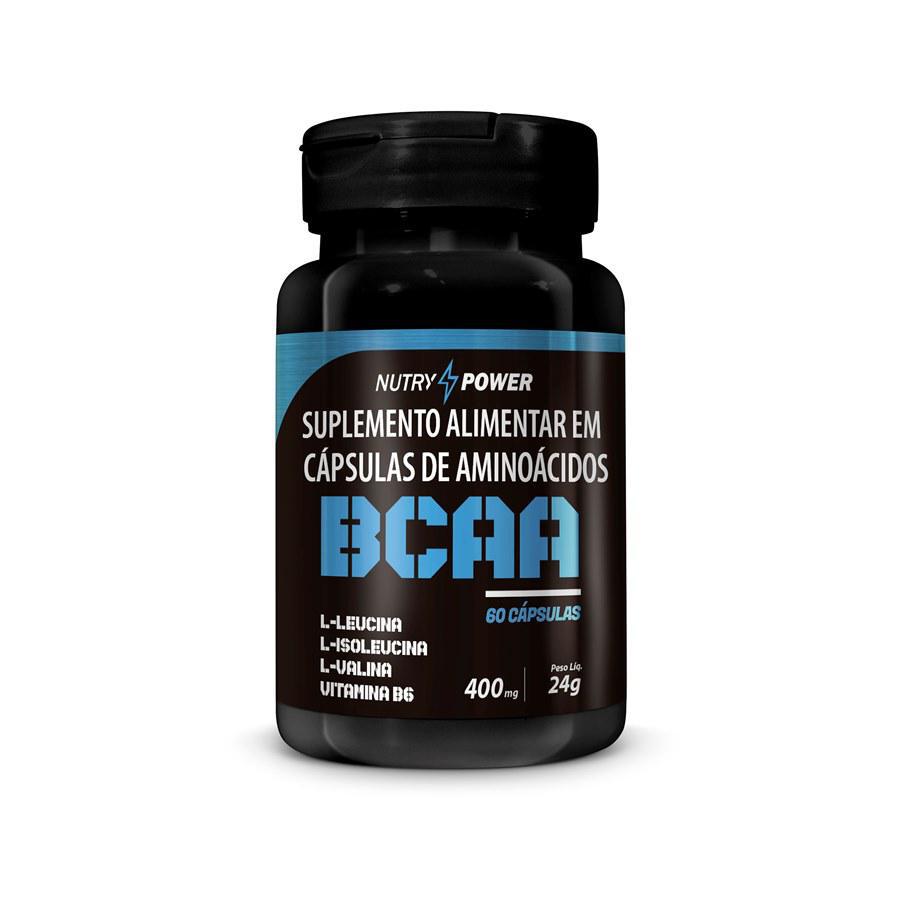 Miniatura Bcaa Aminoácido De Cadeia Ramificada 60 Caps 400Mg Apisnutri