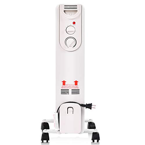 Miniatura Aquecedor a Óleo Portátil Tangkula Silencioso Proteção