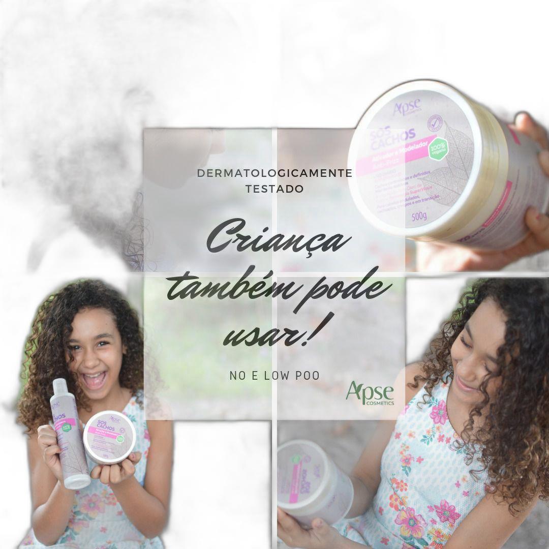 Miniatura Condicionador Sos Cachos - 300Ml - Apse- 100% Vegano
