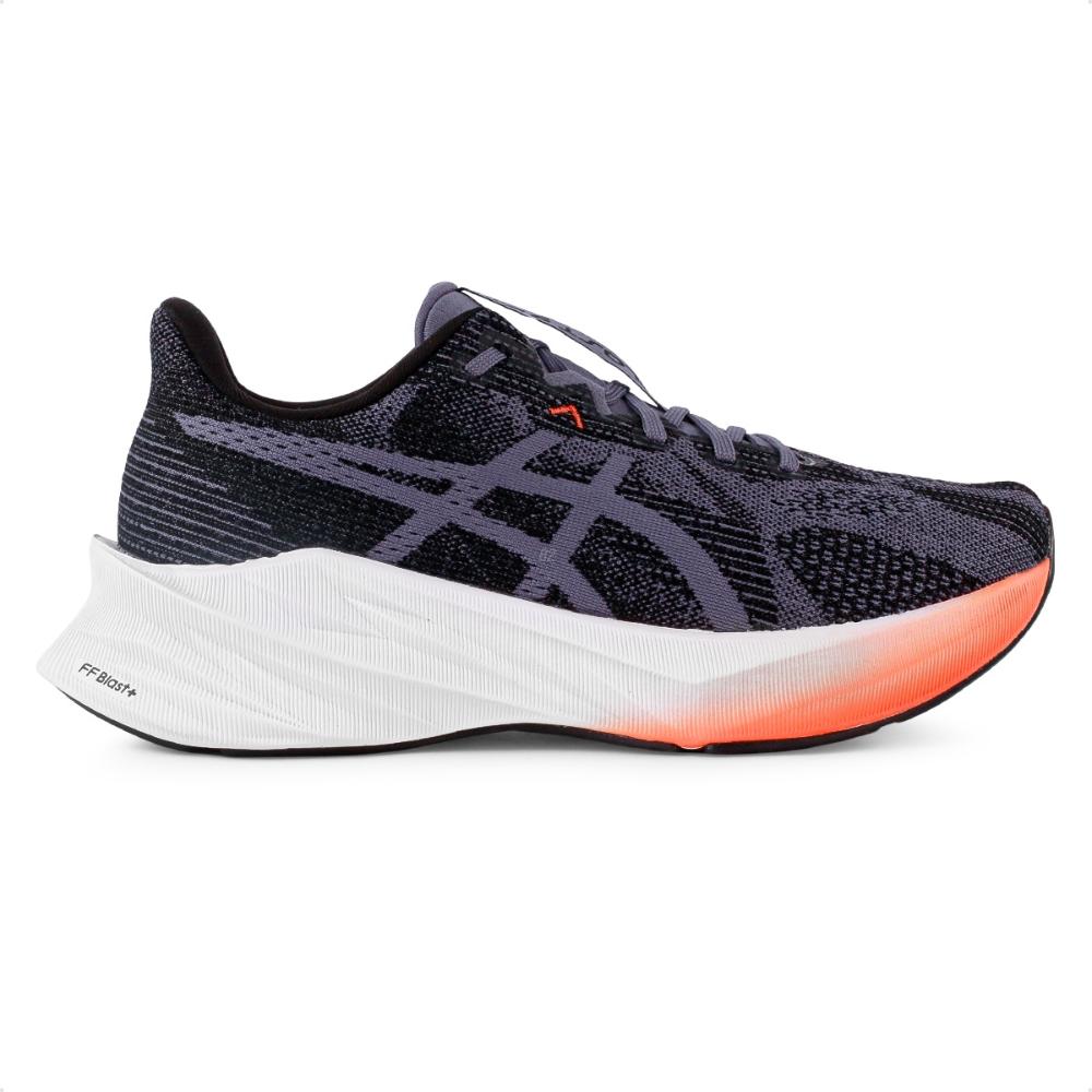 Miniatura Tênis Asics Dynablast 5 Feminino Preto / Roxo - 34