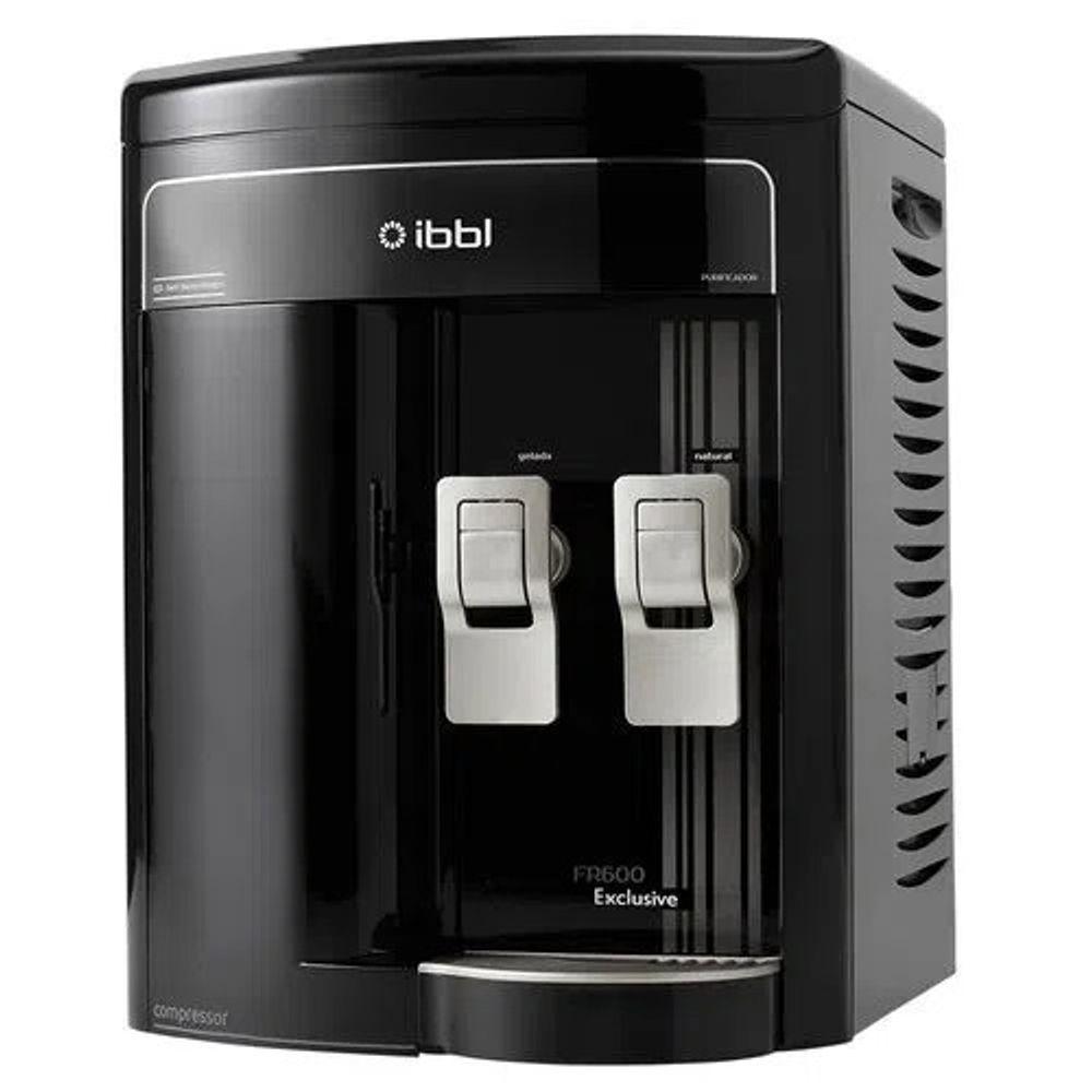 Miniatura Purificador De Água Gelada Bactericida Fr 600 Exclusive - Ibbl Preto