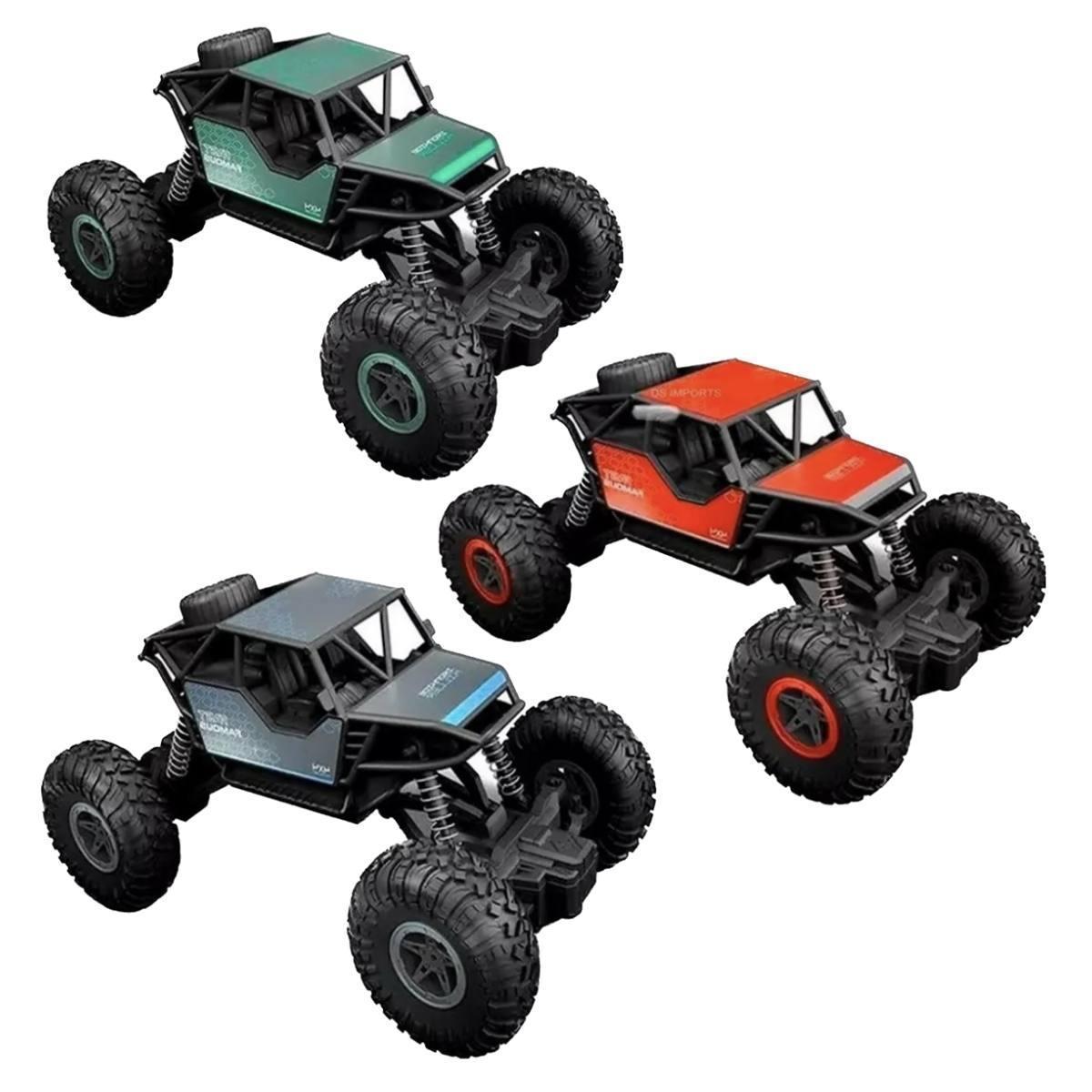 Miniatura Carrinho Infantil Grande Controle Remoto Recarregavel 4X4