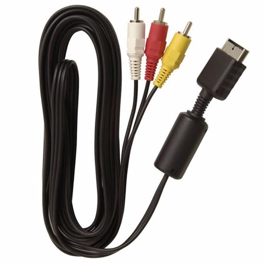 Miniatura Cabo Av (Rca) Áudio E Vídeo Para Play Station Ps3, Ps2, Ps1