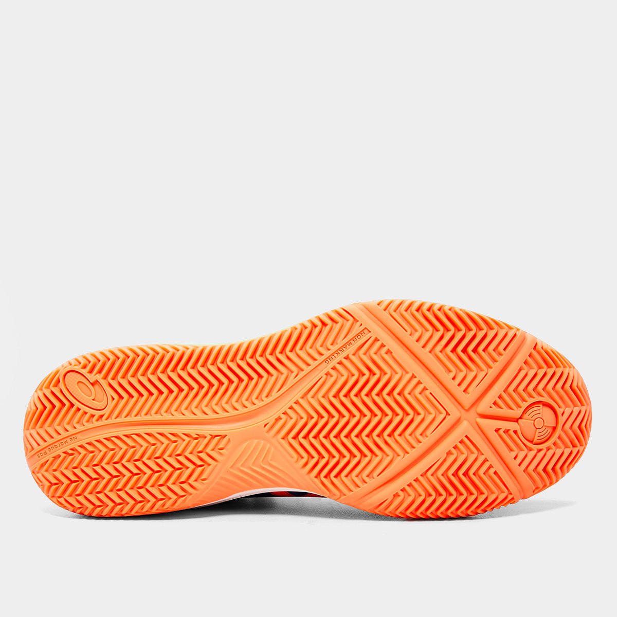 Miniatura Tênis Asics Gel-Dedicate 8 Padel Masculino Azul+Laranja - 40