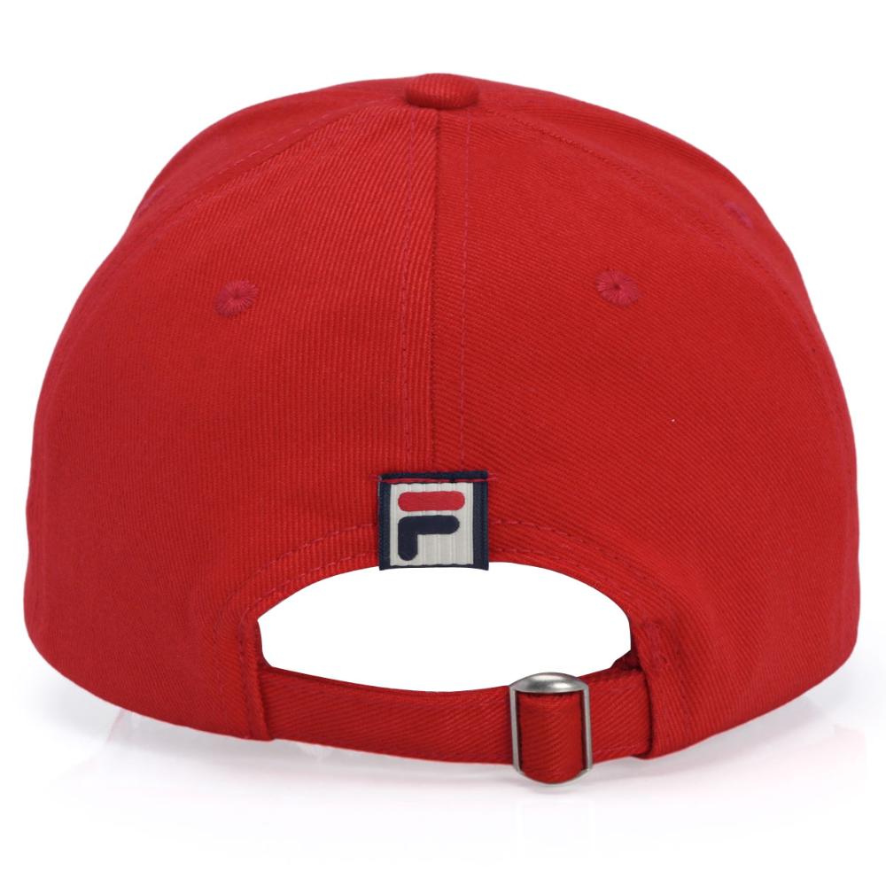 Miniatura Boné Fila Dna Aba Curva Strapback Vermelho