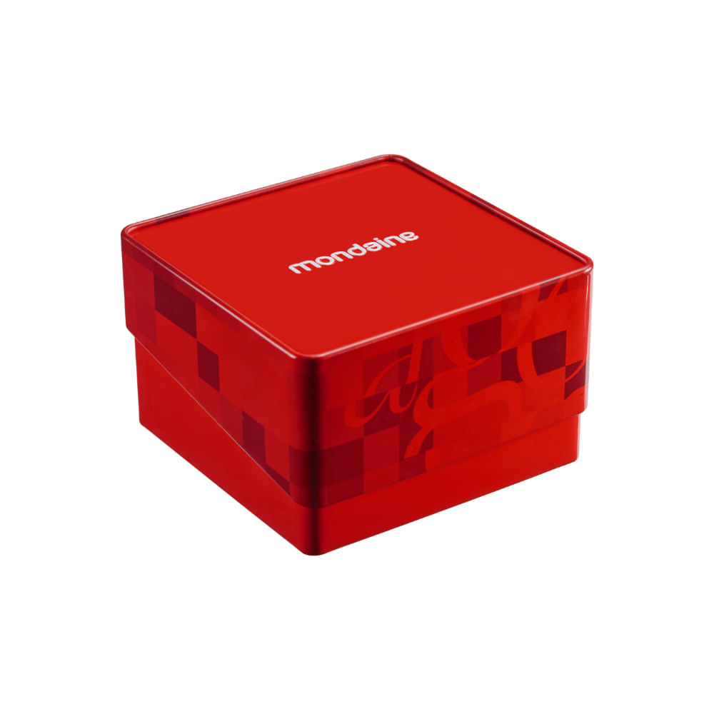 Miniatura Kit Relógio Feminino Bicolor Detalhe Coração com Colar e Brinco Ponto de Luz