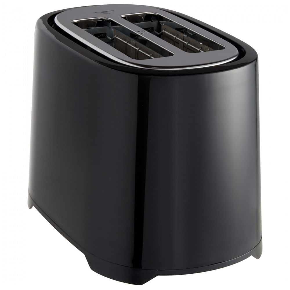Miniatura Torradeira Bagel Extra Larga Hamilton Beach 22633G 2 Fatias Aço Escovado Preto 120V