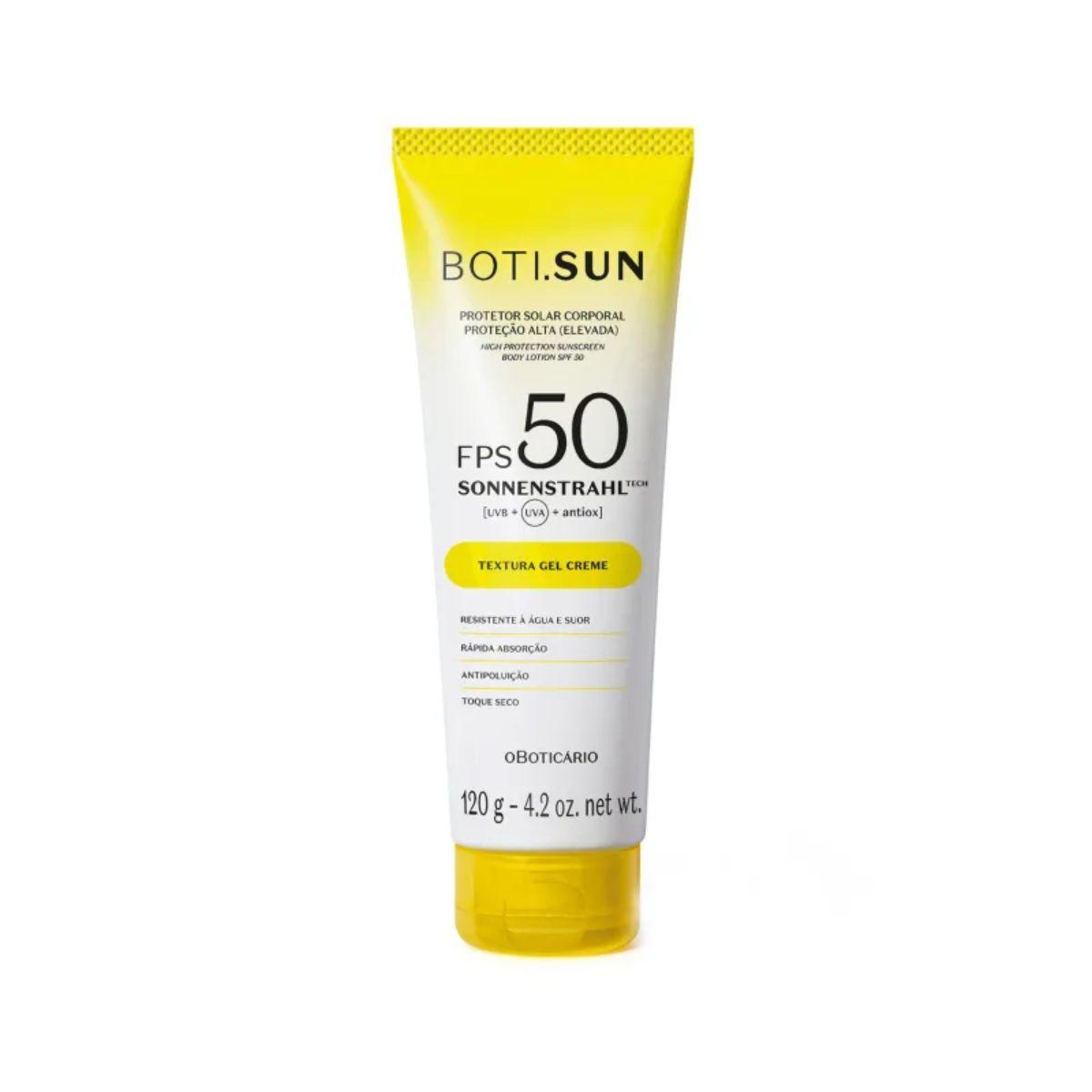 Miniatura Protetor Solar Gel Creme Fps 50  120G O Boticário
