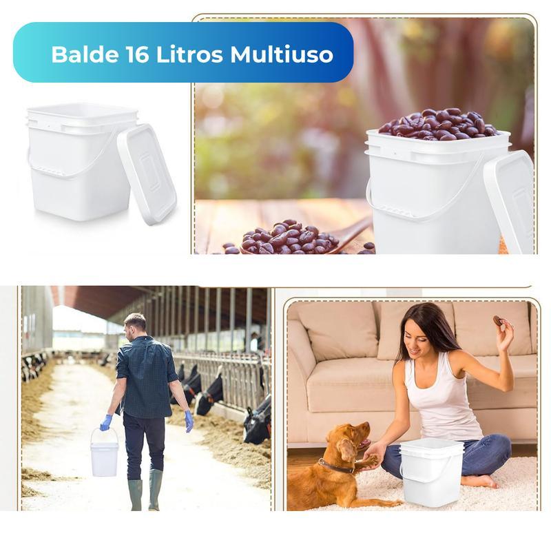Miniatura Pote Para Tapioca 16L - 2 Pçs