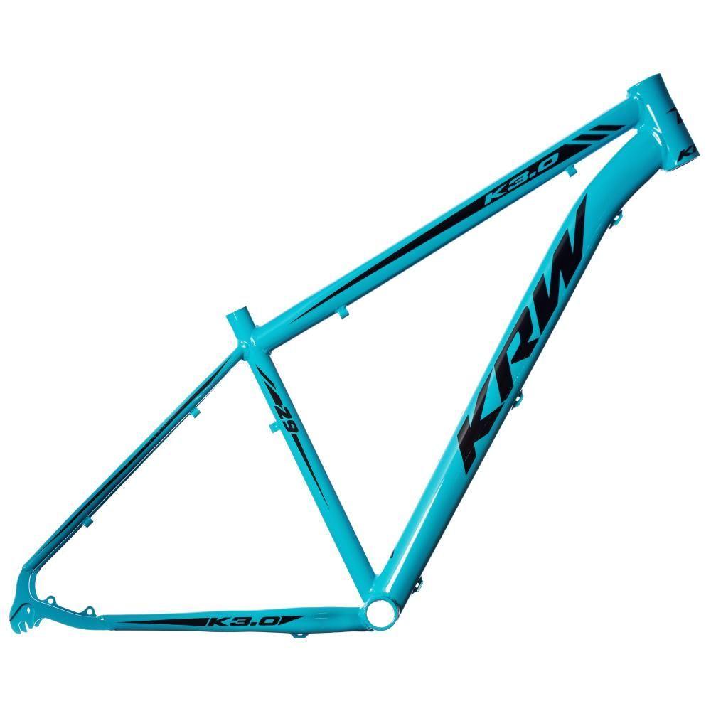 Miniatura Bicicleta Aro 29 Krw Alumínio 24 Vel Freio A Disco X52 Cor:azul/preto;tamanho Quadro:15.5 Azul/preto