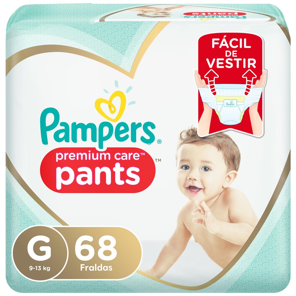 Miniatura Fralda Pampers Pants Premium Care G 68 Unidades
