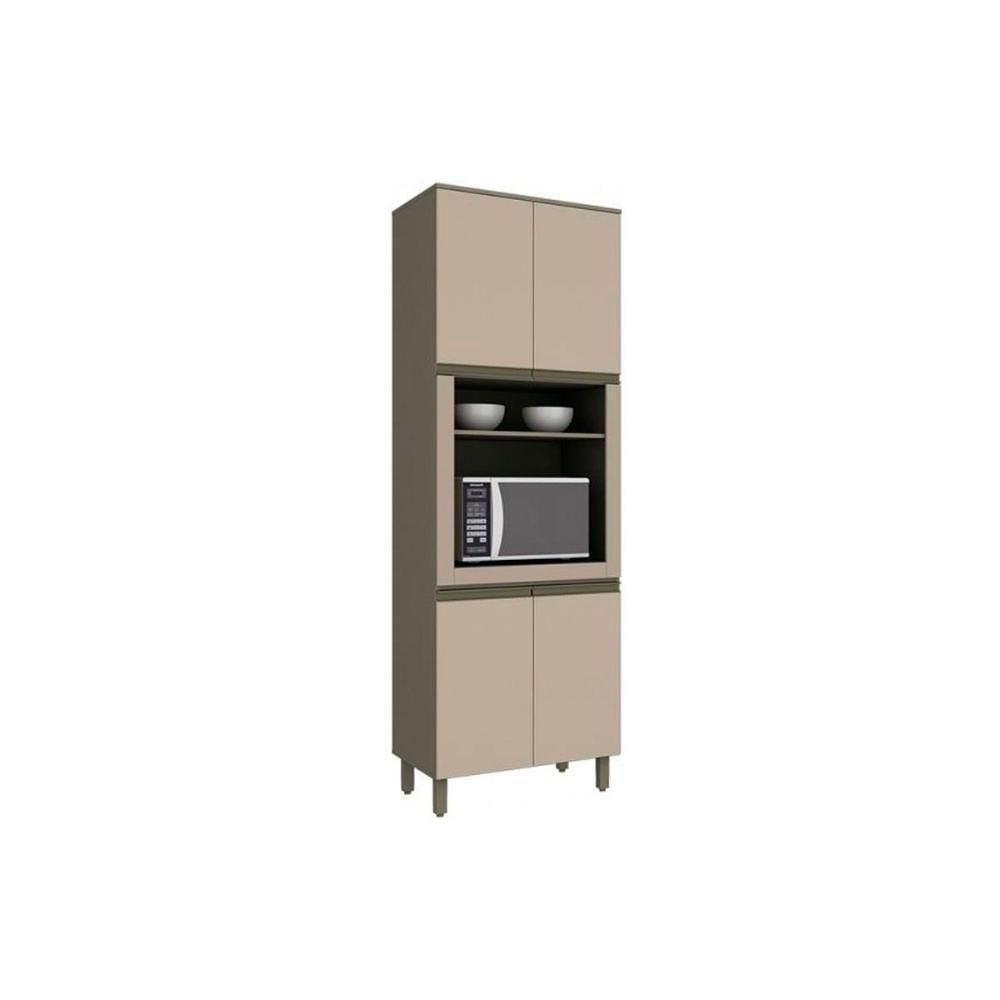 Miniatura Módulo Cozinha Henn Connect Paneleiro 4 Portas (1 Forno) Duna/cristal