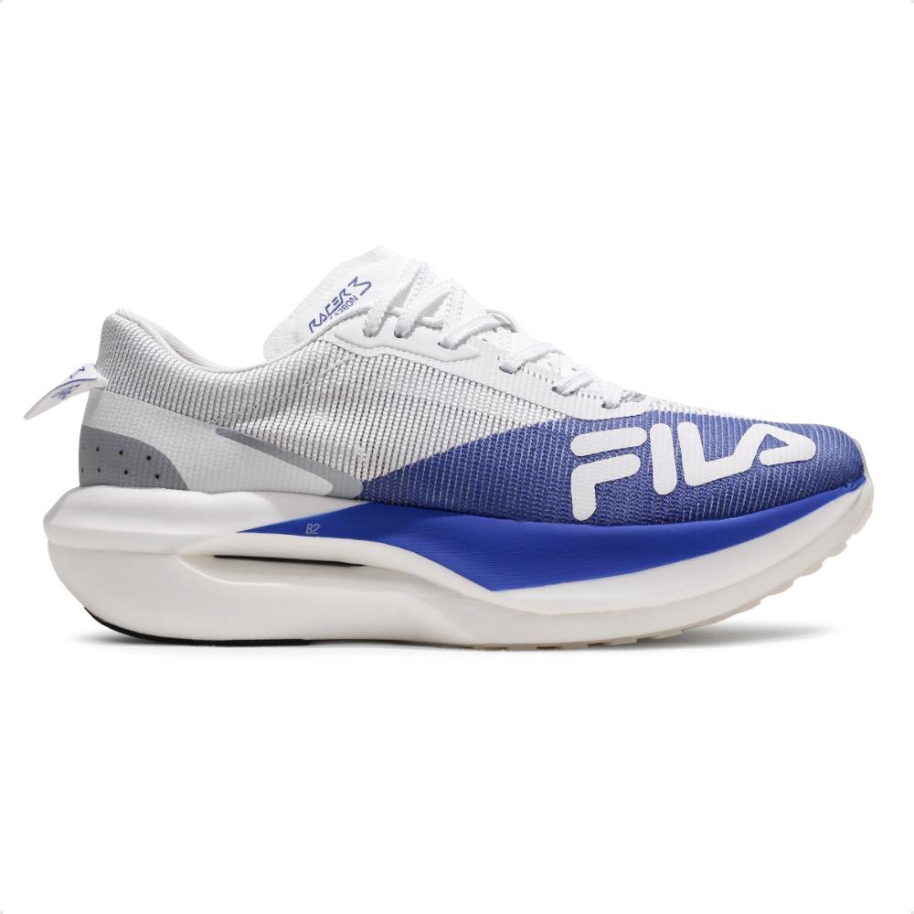 Miniatura Tênis Fila Racer Carbon 3 Masculino Branco / Azul - 38