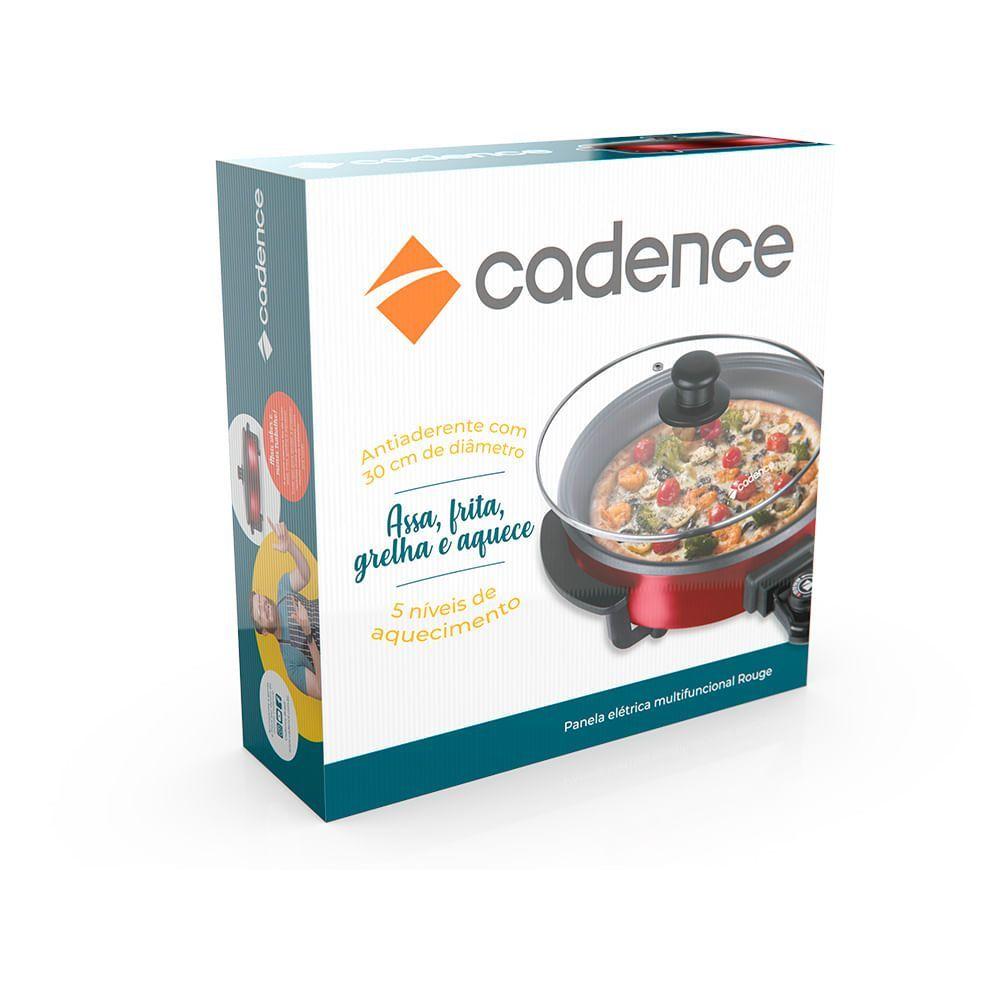 Panela Elétrica Cadence Multifuncional Rouge 110V