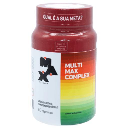 Miniatura Multi Max Complex Vitaminas E Minerais Max Titanium 90 Caps