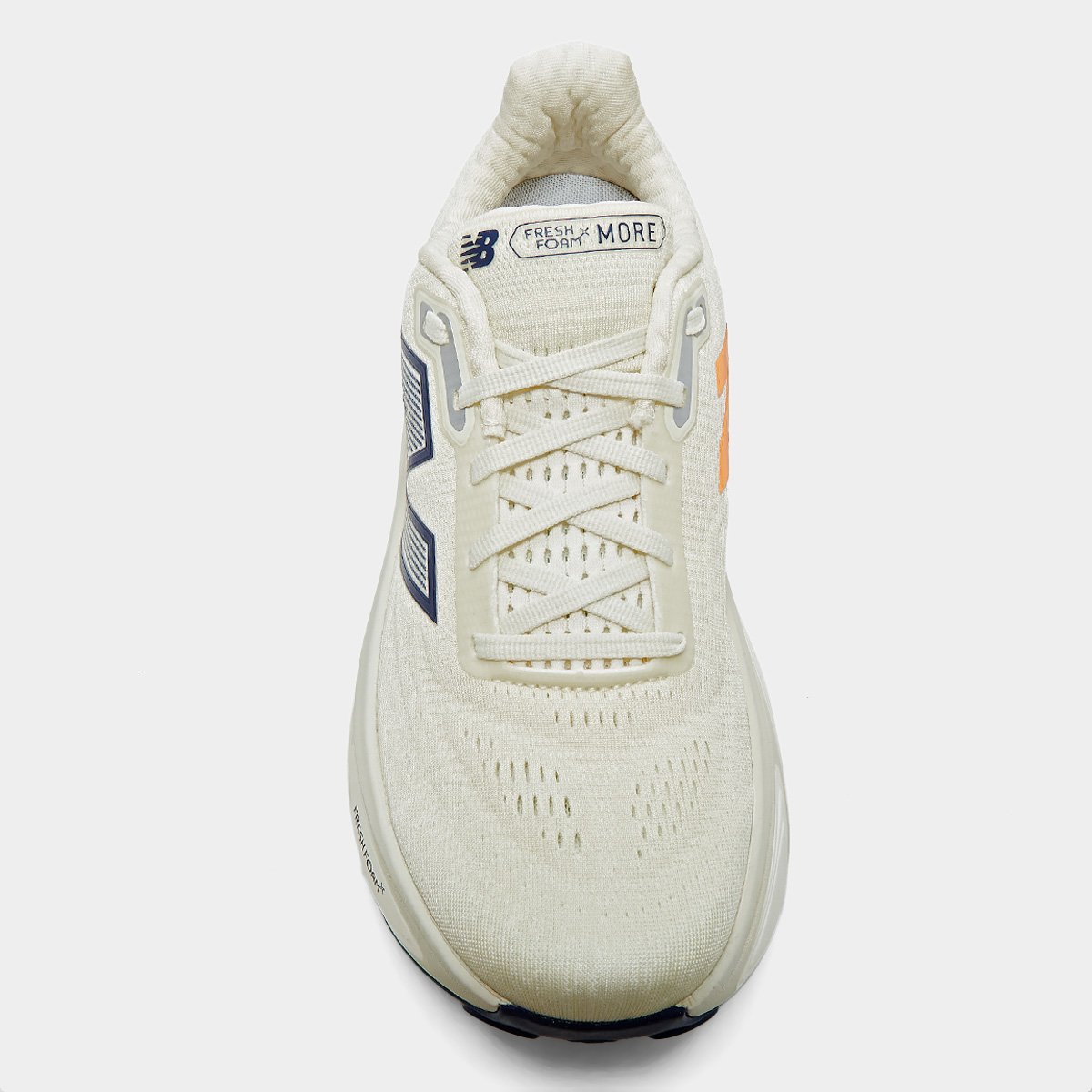 Miniatura Tênis New Balance Fresh Foam X More V5 Masculino Bege+Marinho - 38