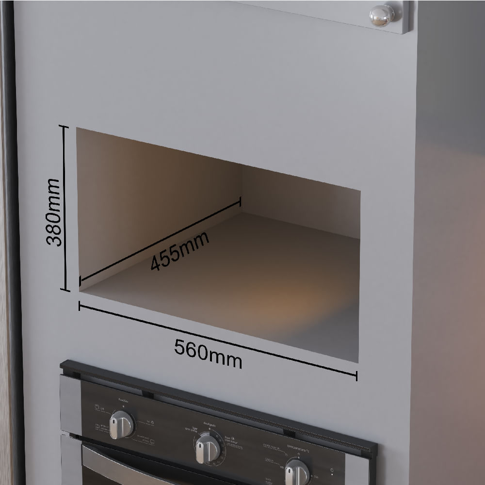 Micro-ondas Consul de Embutir 32 Litros Preto com Design Moderno e Menu Fácil - CM146AE 110V