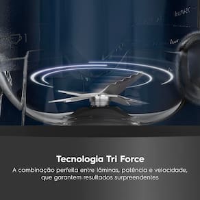Liquidificador Electrolux EBL1000 Efficient TriForce 1000W 2,7L Cinza 110V