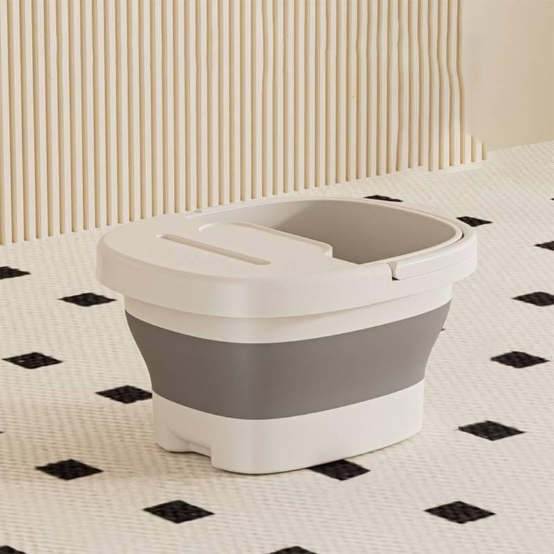 Miniatura Balde Retrátil Escalda Pés 10 Litros Bacia Pedicure Massagem
