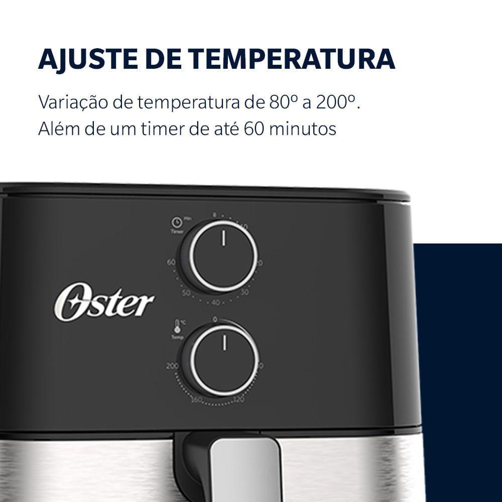 Miniatura Fritadeira Oster Inox Compact 4,6L 220V
