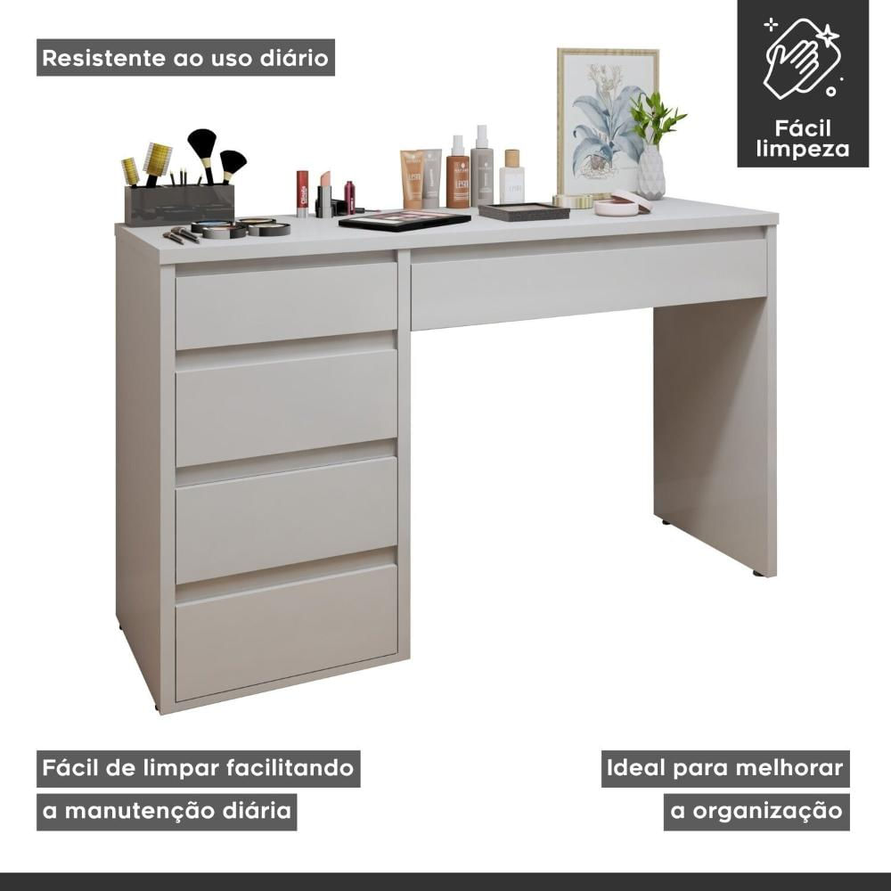 Penteadeira 5 Gavetas Giulia Yescasa Off White