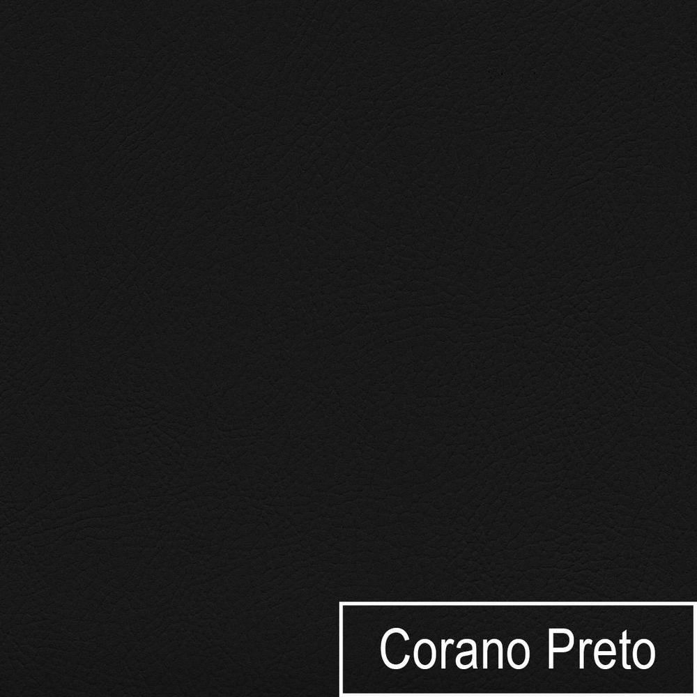 Miniatura Kit Diva Recamier Diana 120cm Lado Direito E 01 Poltrona Classic Corano Adj Decor Preto