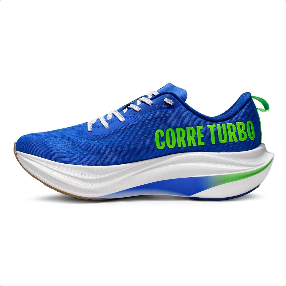 Miniatura Tênis Olympikus Corre Turbo Unissex Azul / Verde - 40