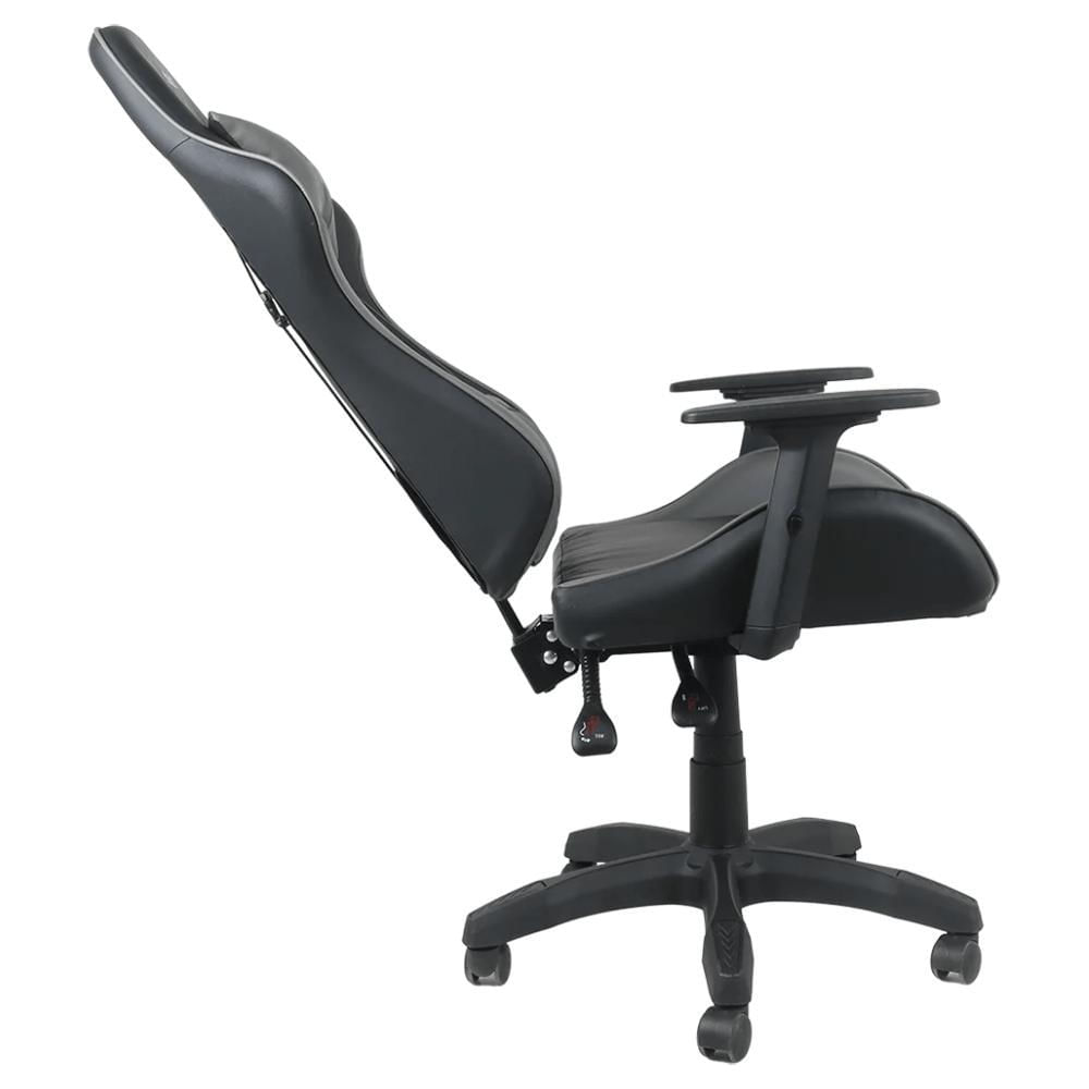 Miniatura Cadeira Gamer Elite Pro Dazz Preto E Cinza Reclinável