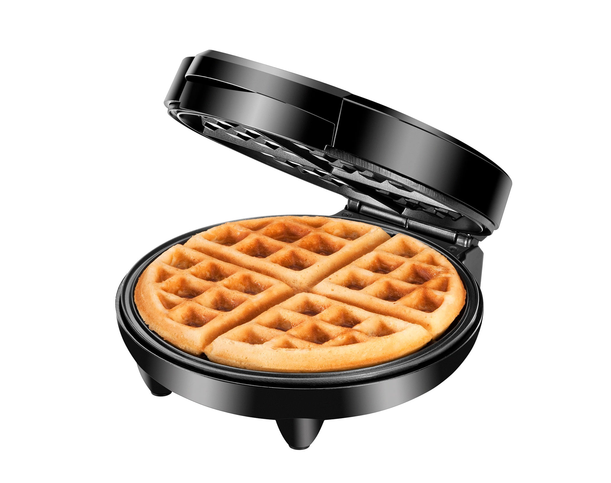 Miniatura Máquina de Waffle Mondial Pratic Waffle GW-01 GRILL WAFFLE-127V-PRETO/INOX
