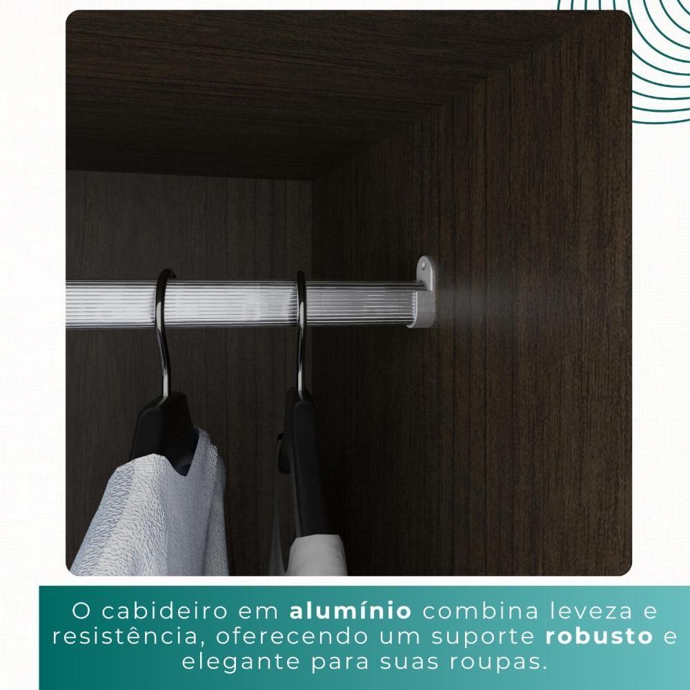 Miniatura Guarda Roupa Casal 100% Mdf 6 Portas 6 Gavetas Itália - Mais Móveis Newcanion-offwhite