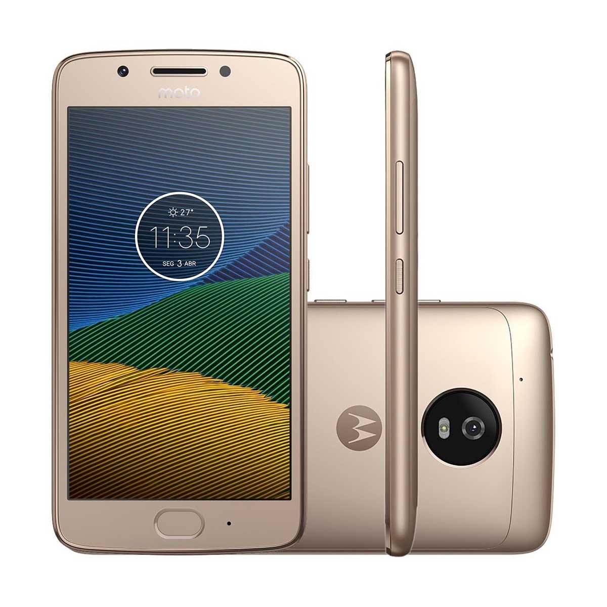 Miniatura Smartphone Motorola Moto G5 Dual SIM 16GB 5" 13MP - Dourado