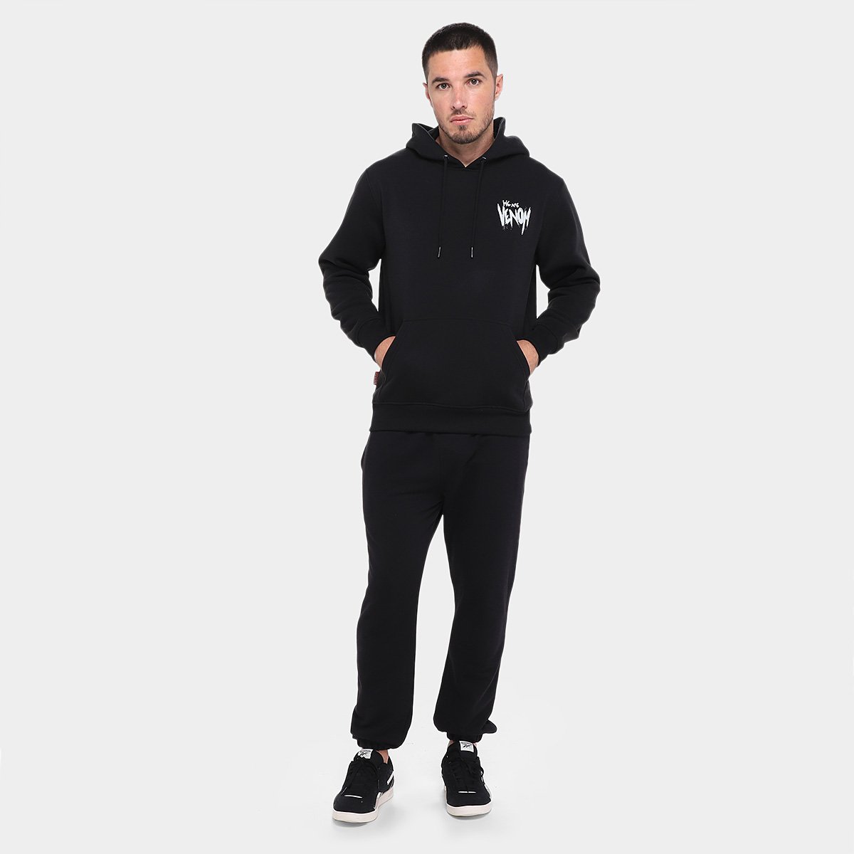 Miniatura Moletom Mooncity Venom Masculino Preto - M