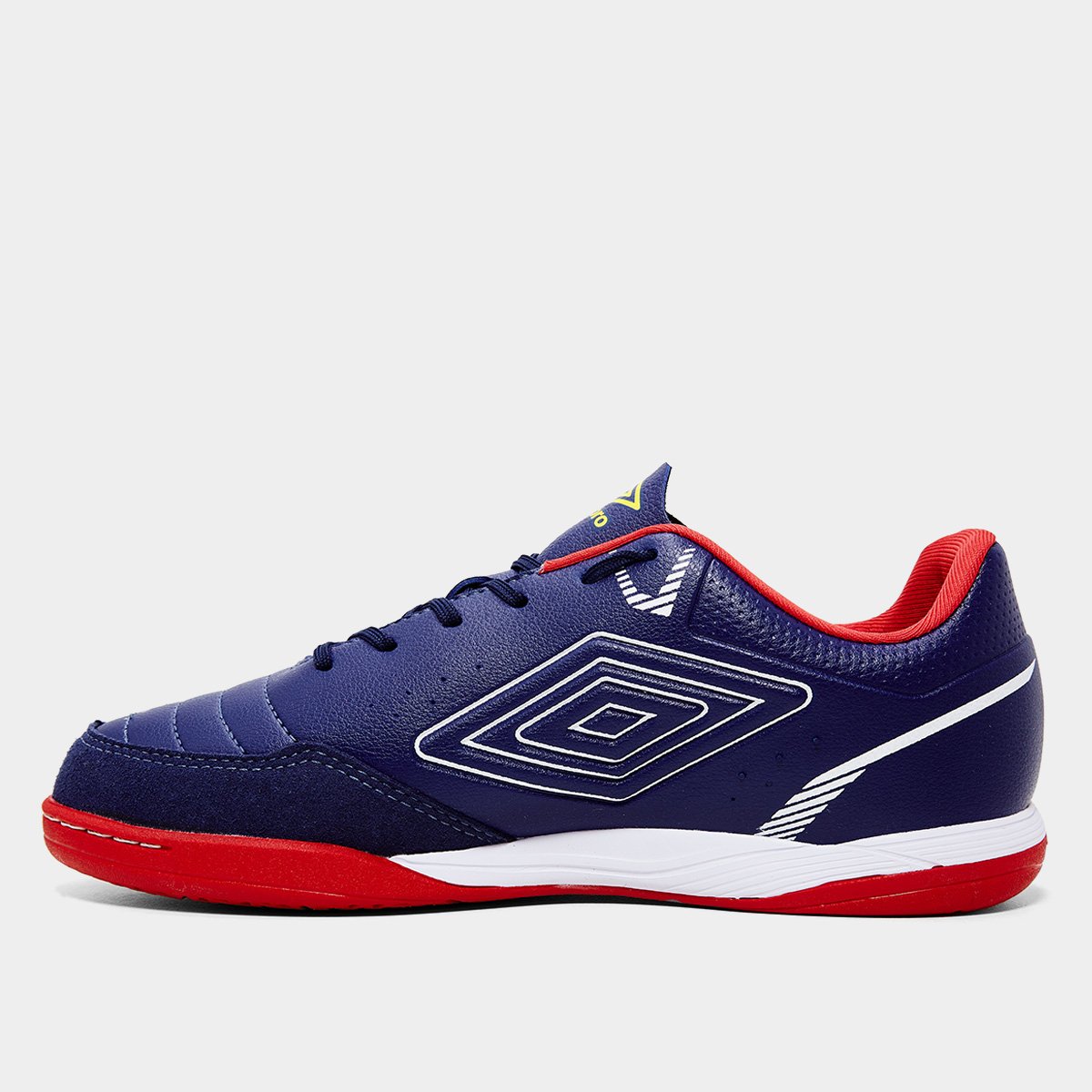 Chuteira Futsal Umbro Neo-Comfort Unissex Marinho+Vermelho - 38