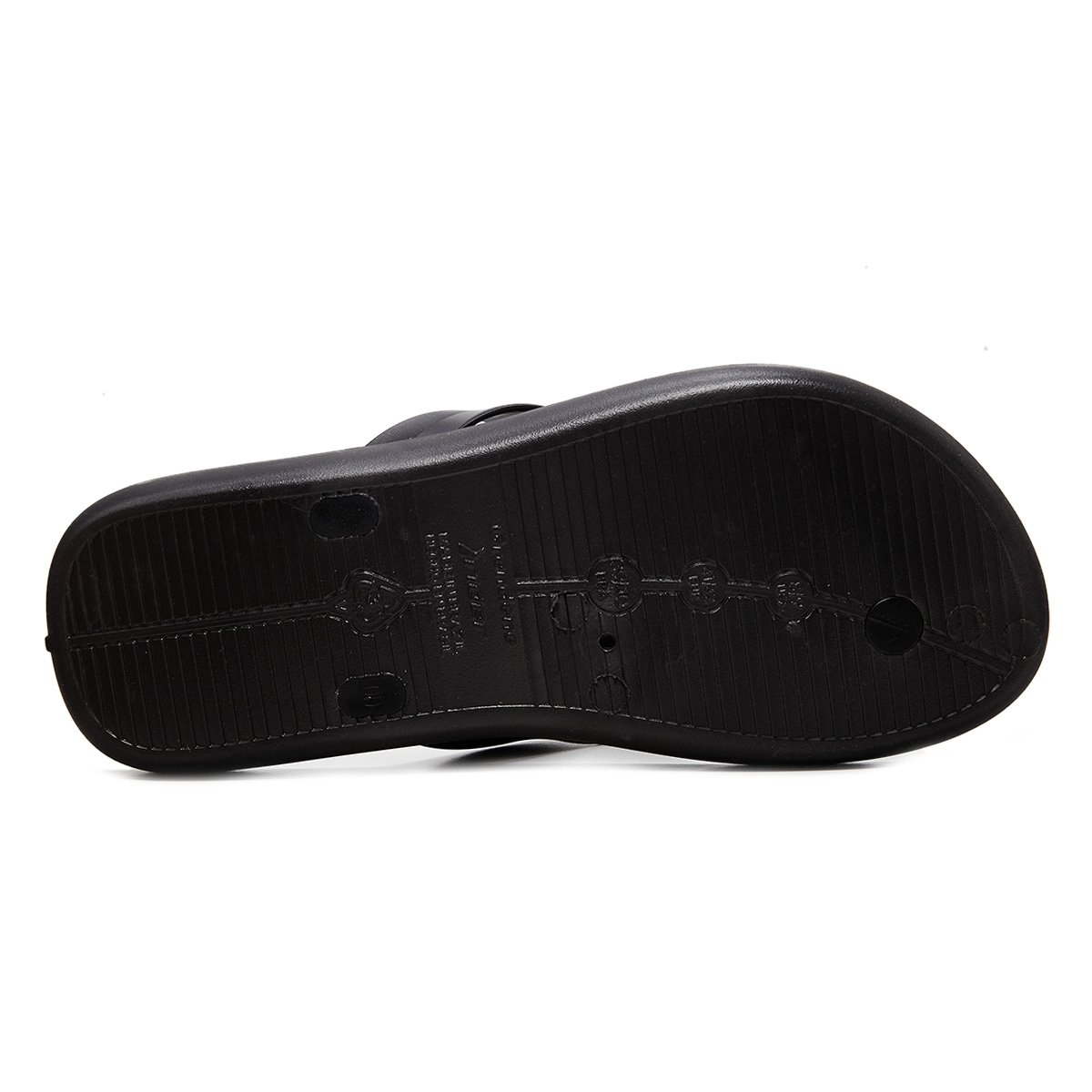 Miniatura Chinelo Rider Light Masculino Preto+Branco - 37/38