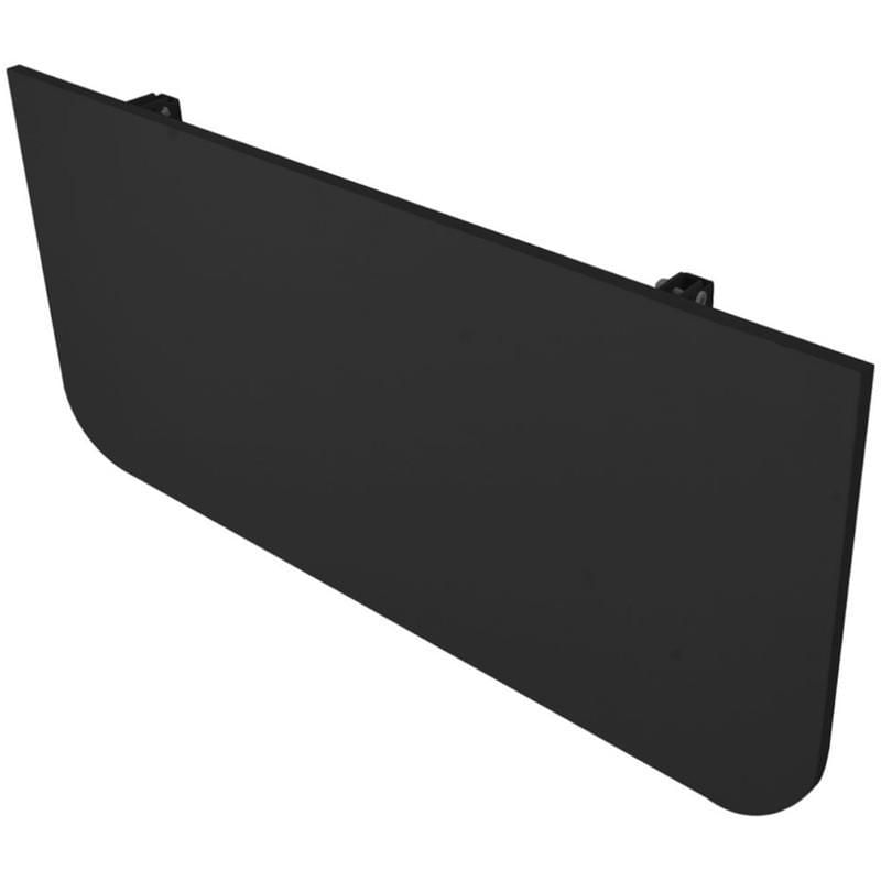 Miniatura Mesa Retrátil Parede Cozinha Suspensa Dobrável Preta 50X40