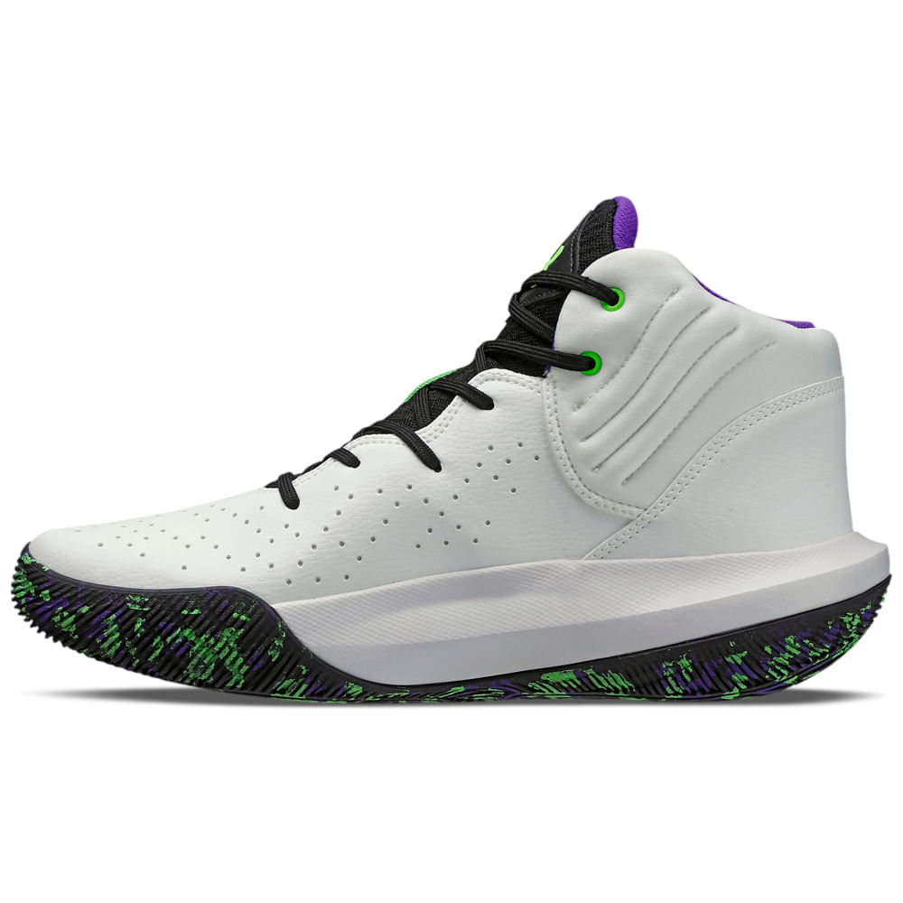 Tênis de Basquete Masculino Under Armour JET 21 Branco - 39