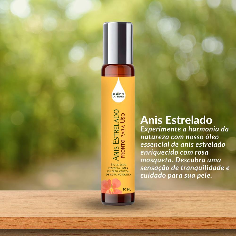 Perfume Roll On Anis Estrelado Mulher 10Ml + Óleo Essencial