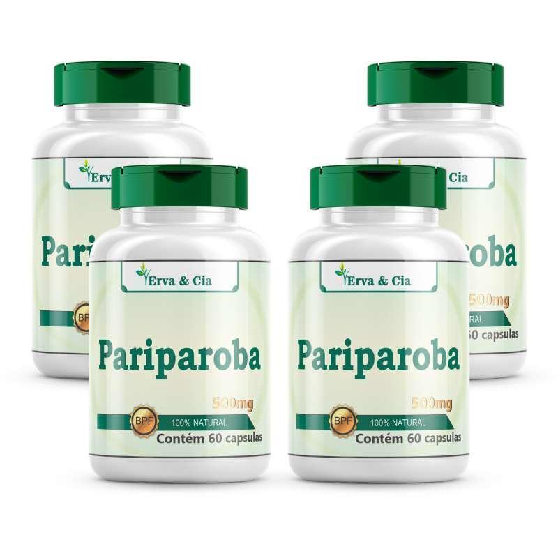 Miniatura Suplemento Natural Pariparoba 500mg - Antioxidante - 3 Potes