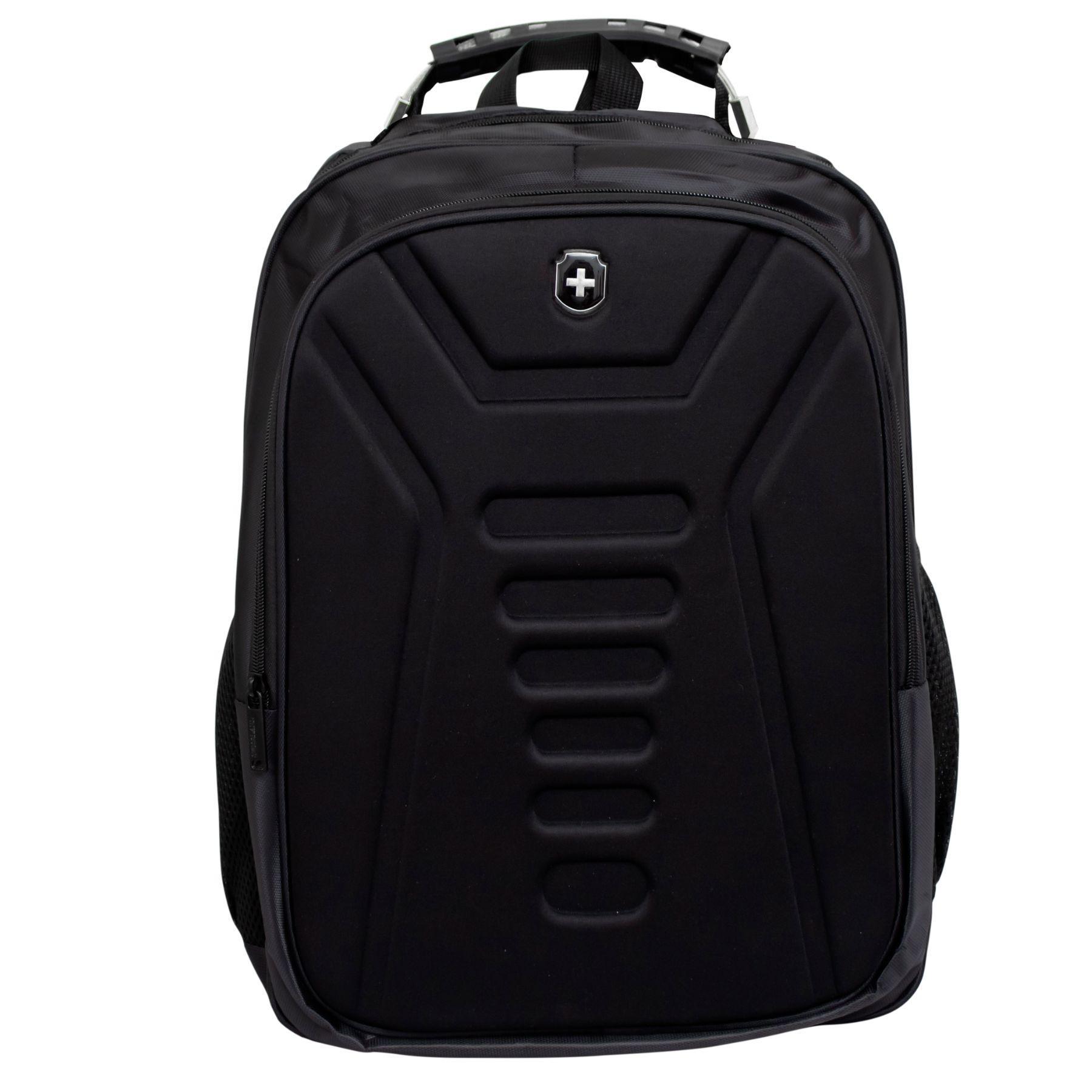 Miniatura Mochila Masculina Executiva Grande Resistente Laptop Preta