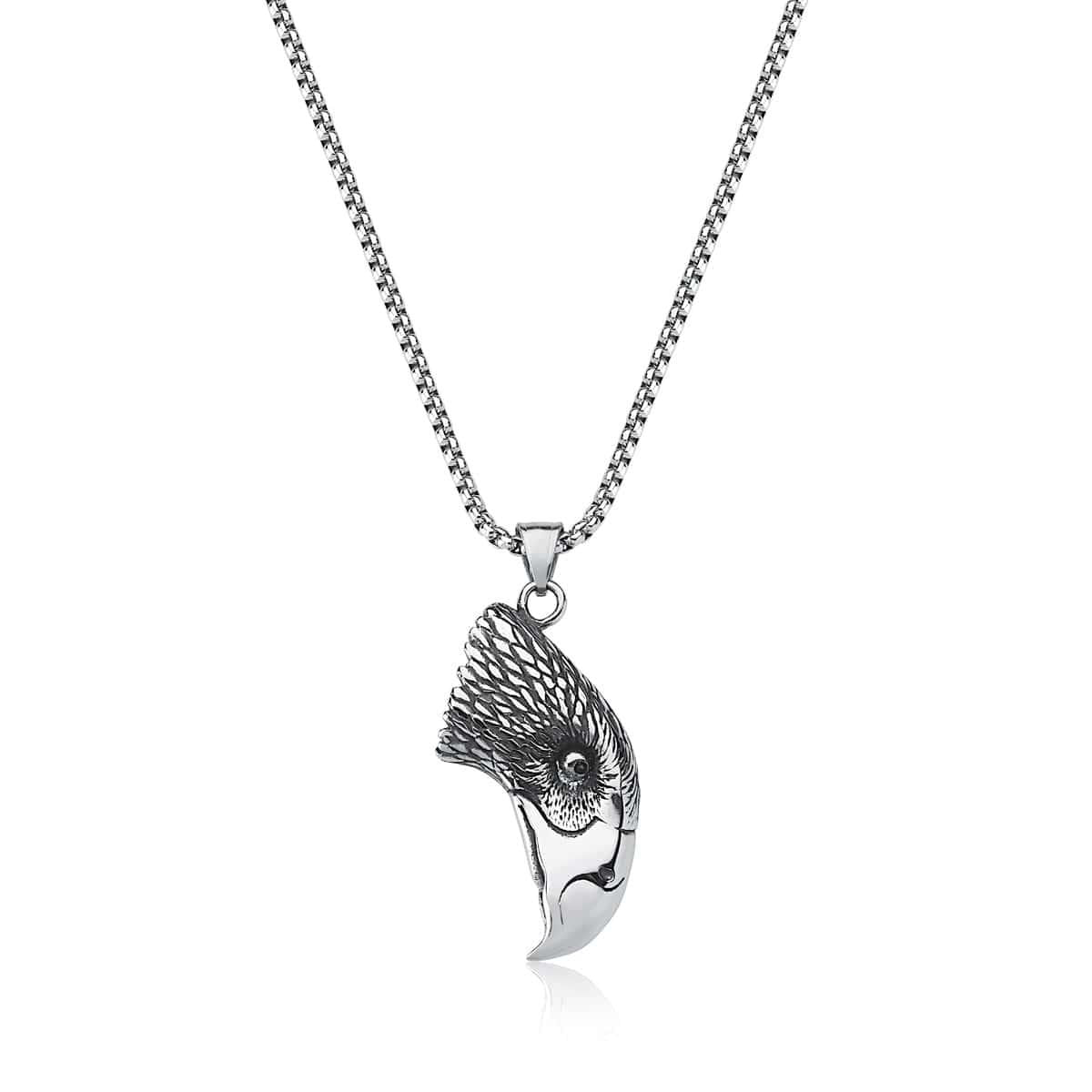 Miniatura Colar Masculino Pingente Gavião