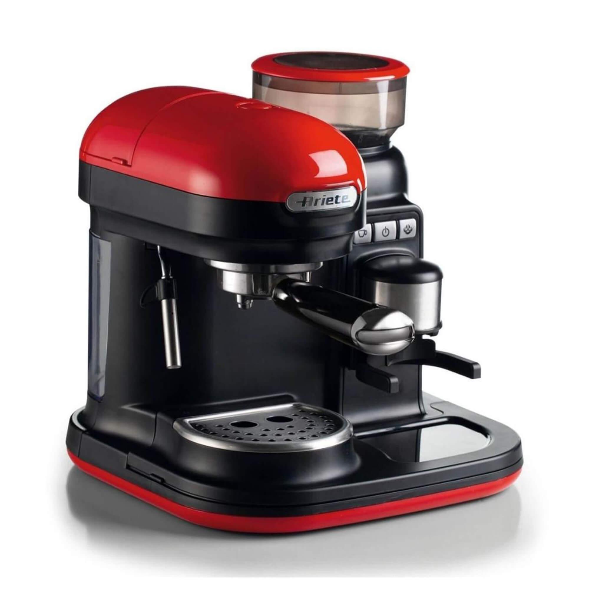 Miniatura Cafeteira Maquina Ariete Expresso Moderna Manual Moedor