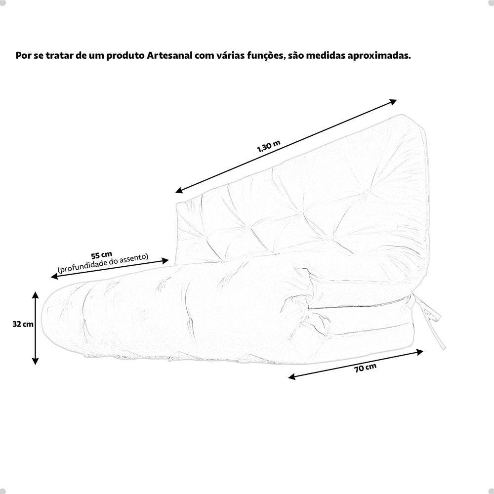 Miniatura Futon Sofa Cama Casal D33 Tendencia Oriental Caramelo