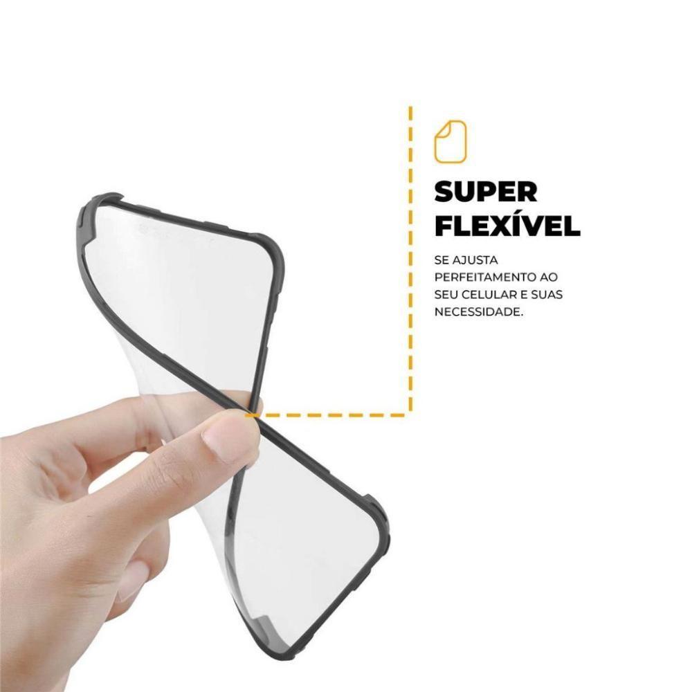 Capa 360 Para Iphone 12 Pro Max - Preta - Frente E Verso - Gshield