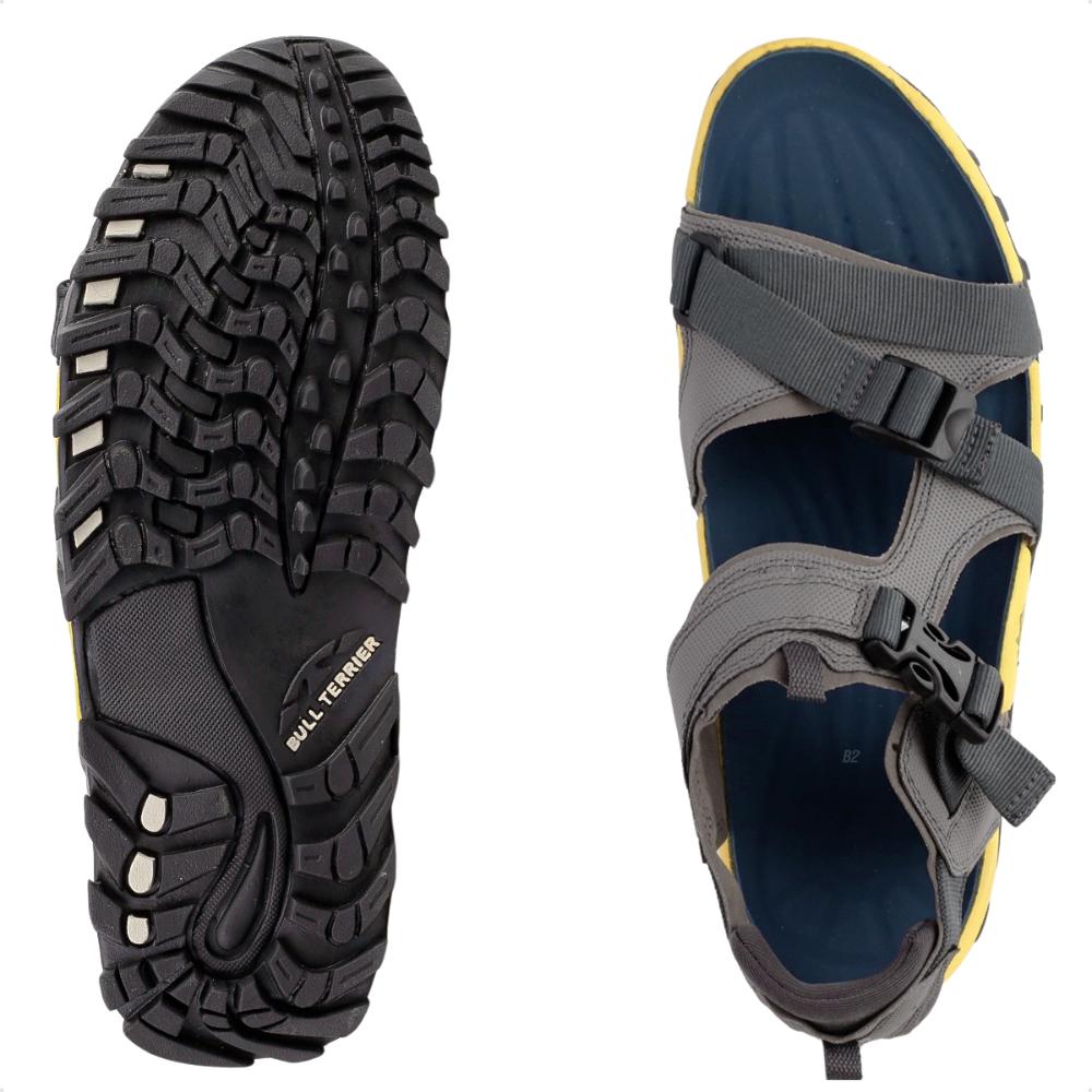 Sandália Bull Terrier Aqualand II Unissex Cinza / Amarelo - 37