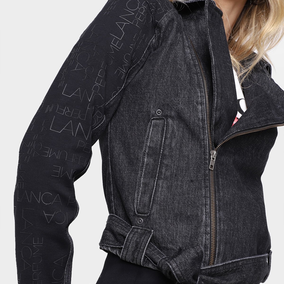 Miniatura Jaqueta Jeans Lança Perfume Perfecto Feminina Preto - EP