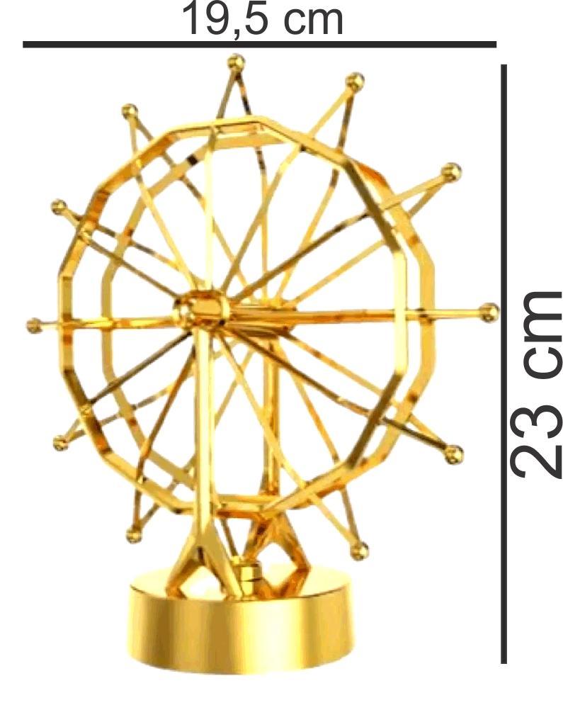 Miniatura Pêndulo Cinético Giratório Magnético Roda Gigante Movimento