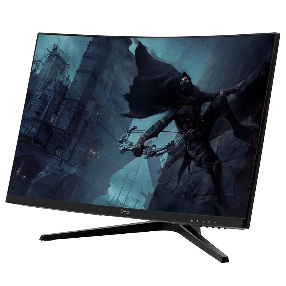 Miniatura Monitor Gamer Husky Blizzard 27' LED Full HD, 240Hz, 1ms, HDMI e DisplayPort, 99% sRGB, Adaptive Sync, Ajuste de Altura - HGMT006