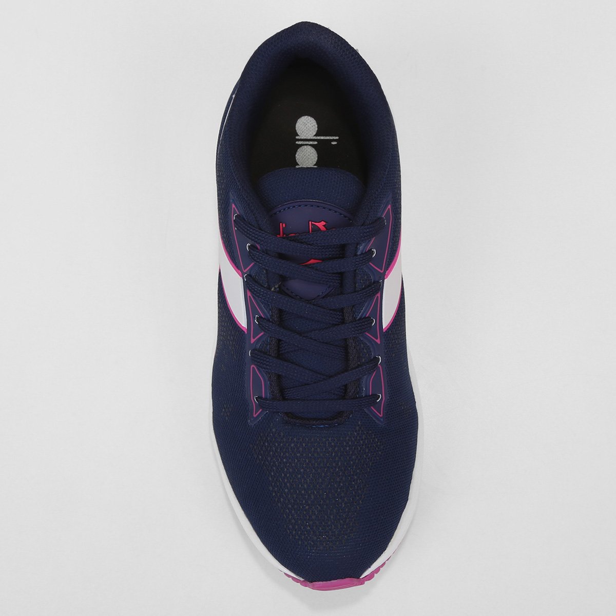 Miniatura Tênis Diadora Udine Feminino Marinho+Pink - 34