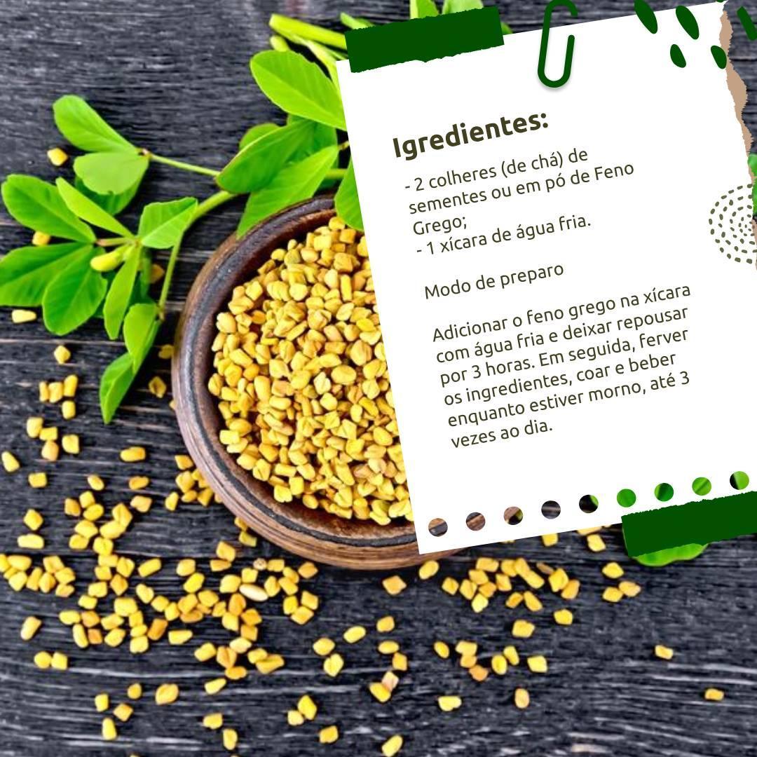 Miniatura Feno Grego Em Pó 500G, Raiz E Sabor Tempero Natural
