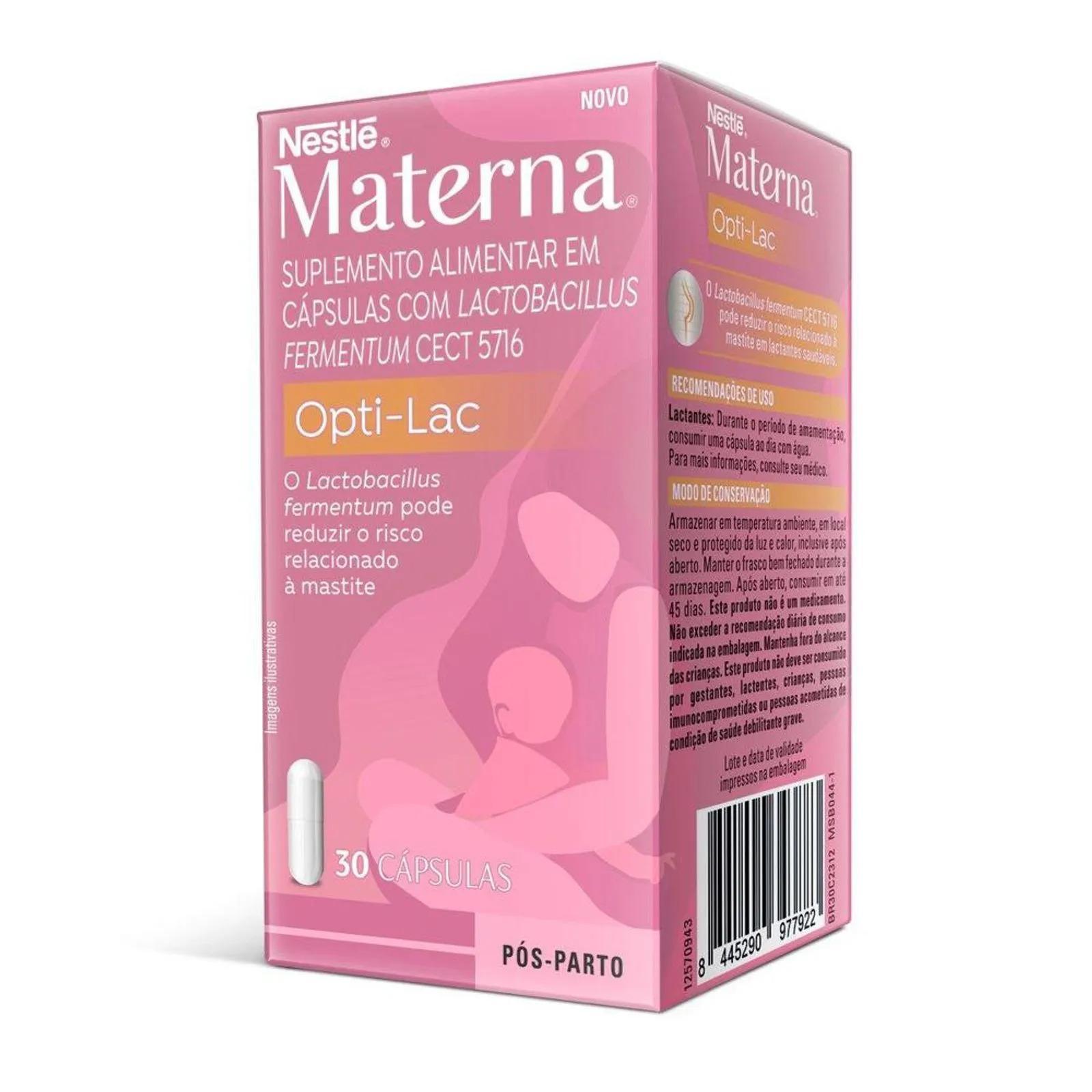 Miniatura Suplemento Alimentar Materna Opti-Lac 30 Cápsulas